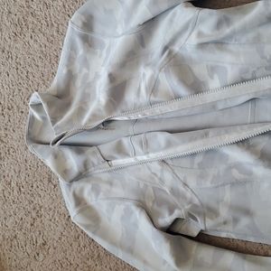 Lululemon white camo Define jacket